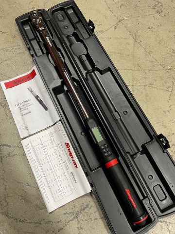 ◆◆ SNAP ON スナップ オン デジタル トルク レンチ ATECH3NQ300B 1/2 極美品 校正済 工具 ラチェット ソケット マック ツール KTC ◆◆ 