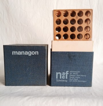 ネフ社 ネフ Naef 知育玩具 MANAGON マナゴン 木製玩具 立体パズル スイス製 廃盤 積木 現状品