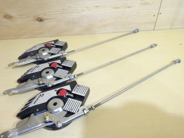 ▲使用感少ない　丸石　スーパーカー自転車用？　ロッドブレーキ用ドラムブレーキ３個セット　ビンテージ▲1280