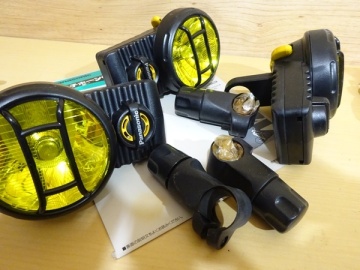 ▲ほぼ新品　ナショナル　ライト３個セット　フォグ　ビンテージ▲980　　　　　　　　　　　　　　　　