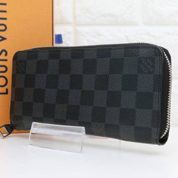 LOUIS VUITTON ルイヴィトン ダミエ グラフィット ジッピー ウォレット ヴェルティカル N63095 長財布 ラウンドファスナー メンズ ジップ
