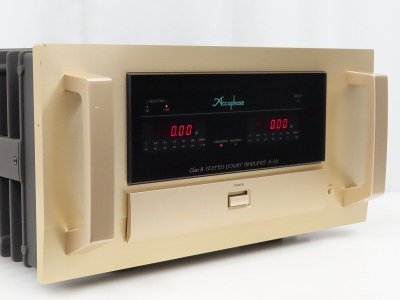 ■□【良品】Accuphase A-65 パワーアンプ KIMBER KABLE PK10 電源ケーブル付 アキュフェーズ□■031514005W□■