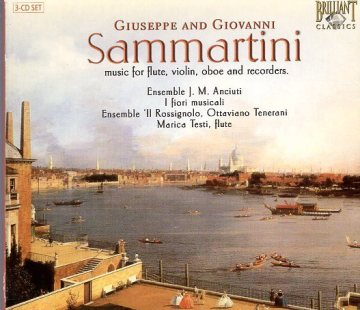 サンマルティーニ：フルート、ヴァイオリン、オーボエとリコーダーのための音楽　【3CD】
