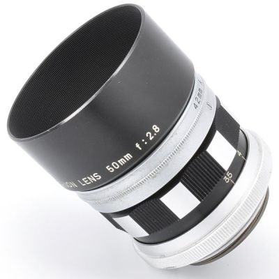 CANON LENS 50mm F2.8 キャノン レンズ 50/2.8 Lマウント L39 フード フィルター キヤノン カメラ CAMERA スクリューマウント 日本製 5 28