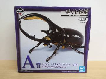091 C-247【1円スタート】未開封 一番くじ昆虫 世界の昆虫博物館 A賞 ネプチューンオオカブト フィギュア ※外箱状態難あり※