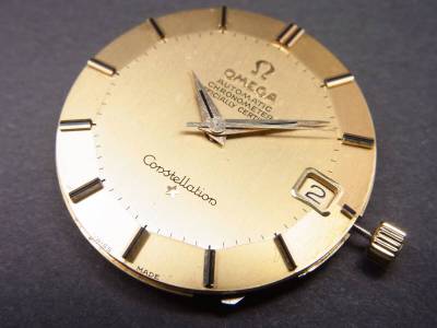 オメガ 18K 金無垢 12角形 コンステレーション Cal.564 文字盤 ムーブ 稼働品！！