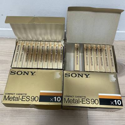 まとめて37本 SONY Metal-ES90 メタルカセットテープ 未開封