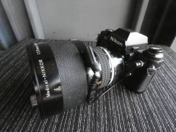 Nikon F3　カメラ　レンズ　Medical-NIKKOR 120ｍｍ　1：4