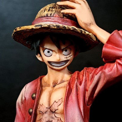 ルフィ　リペイント/ワンピース/ONEPIECE/DXF/フィギュア/リメイク/カスタムペイント