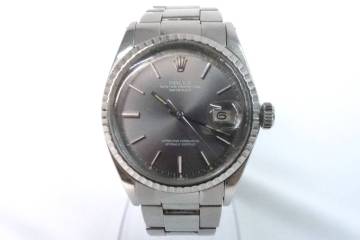 ROLEX ロレックス 腕時計 DATEJUST デイトジャスト メンズ 自動巻き 1603 グレー文字盤 ブランド 時計