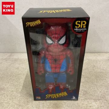 1円〜 未開封 Happyくじ BE＠RBRICK MARVEL SPIDER-MAN SP賞 BE@RBRICK ベアブリック 400% スパイダーマン