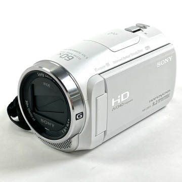 【1円】ソニー SONY デジタルHDビデオカメラレコーダー HDR-CX675 ホワイト デジタルビデオカメラ 【中古】