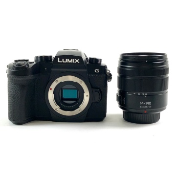 【1円】 パナソニック Panasonic LUMIX DC-G99DH 高倍率ズームレンズキット ブラック デジタル ミラーレス 一眼カメラ 【中古】