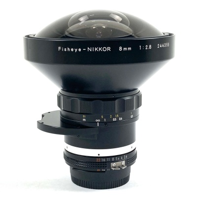 【1円】 ニコン Nikon Ai-S NIKKOR 8mm F2.8 Fish Eye 一眼カメラ用レンズ（マニュアルフォーカス） 【中古】