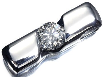 ZO17414T【1円～】新品仕上【RK宝石】《Diamond》 上質ダイヤモンド 特大1.092ct! K18WG 超高級 一粒ダイヤ ペンダントヘッド ネックレス