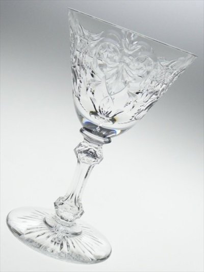 バカラ クリスタル Baccarat 最高級シリーズ マレンヌ カット ワイングラス ② n530