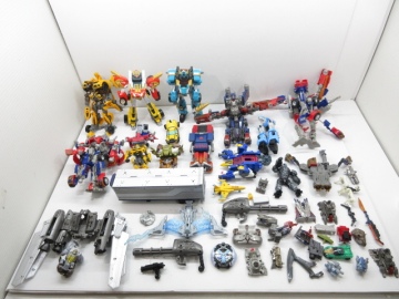 n55007-oe ジャンク◎タカラトミー バッファゲータ レオチーター オプティマスプライム バンブル他 [057-260111]