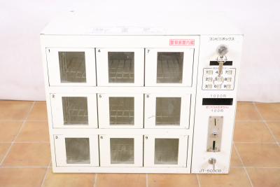 【動作OK】JT-503CB コンビニボックス　トイズボックス　小型自動販売機_0JF_C1216-J01F