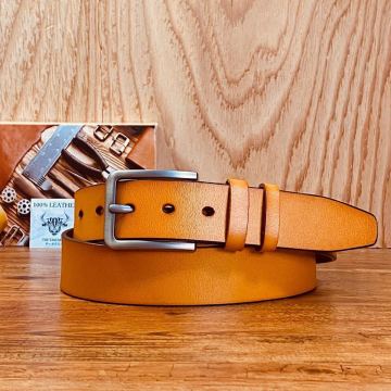 牛革 イタリアンレザー ベルト フリーサイズ　カジュアル　メンズ ベルト ビジネス 紳士 スーツ 新品 1円 本革 ブラウン　 送料無料 一円