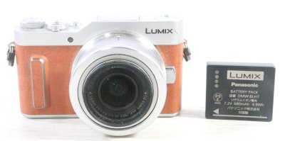【ト足】Panasonic パナソニック DC-GF10WA オレンジ 本体 バッテリー デジタル一眼カメラ デジタル機器 カメラ CD447CSS27