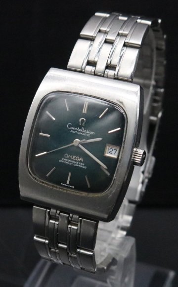 【ト足】オメガ OMEGA コンステレーション Constellation クロノメーター 自動巻き メンズ デイト ブランド腕時計 3針 CO053CMM67