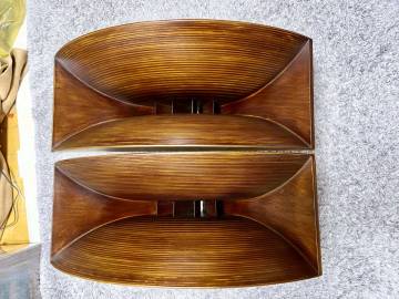 ★ 互換性のある木製トランペットペア TAD TH-4001ウッドホーン JBL375,2440,2441 TAD TD-4001