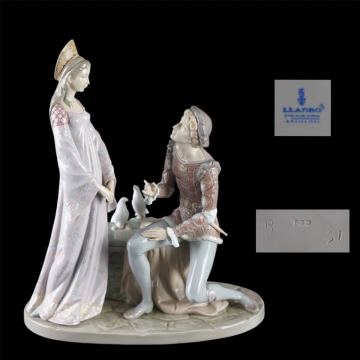 LLADRO リヤドロ 彩色磁器人形『Vows 誓い No.1434』大型フィギュリン 海外限定版 入手困難 J6
