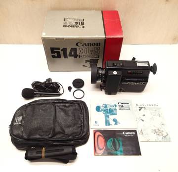 J597B　キャノン Canon　フィルムカメラ シネカメラ 8㎜　514XL-S CANOSOUND　通電OK　大人気 現状品 詳しい動作未確認の為ジャンク