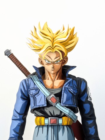 二次元彩色リペイントドラゴンボールサイヤ人トランクスフィギュア。DRAGON BALL TRUNKS REPAINT FIGURE
