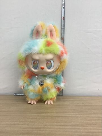 ◯営ON037-A3T80【埼玉発】THE MONSTERS Big into Energy シリーズROCK THE UNIVERSE ラブブ ぬいぐるみ 箱無 現状品