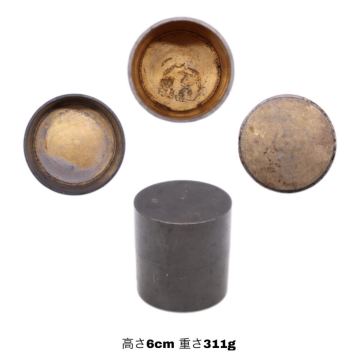 古錫 内塗金 夢工房 茶入 煎茶道具 茶道具 唐物 茶心壺 茶壷 時代物