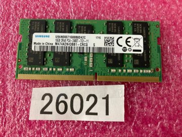 SAMSUNG PC4-2400T-TG1 ECC 16GB 1枚 DDR4 ノートパソコン用メモリ PC4-19200 16gb 260ピン ddr4 DDR4 LAPTOP RAM