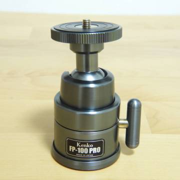 美品 梅本製作所OEM 三脚ボールヘッド FP-100 PRO カメラ アクセサリー ケンコー kenko 高精度自由雲台 梅本製作所 三脚取付凹3/8インチ