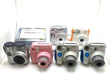 ★ハローカメラ★0060 フジ　インスタックス Instax mini 8 ピンク他　合計6台　動作未確認　ジャンク扱いで　即決