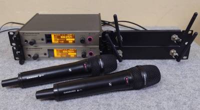 SENNHEISER SKM300-G3 2本セット◆835カプセル＆ハウジングほぼ新品◆ゼンハイザー ワイヤレスマイク