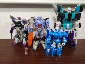トランスフォーマーレジェンズ　LG23 26 50 57　ガルバトロン　スカージ　シックスショット　オクトーン　セット