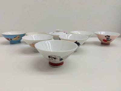 コレクション祭 鉄腕アトム 茶碗おまとめ 有田焼 丼ぶり 昭和レトロ 汚れあり 長期保管品