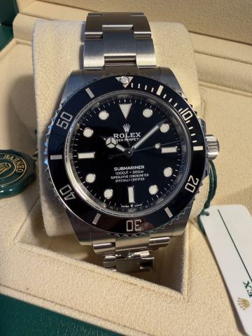 【上美品】ロレックス　サブマリーナ　124060 ノンデート　ルーレット　1円から 