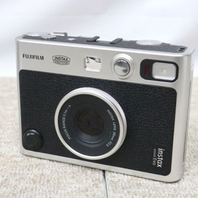 usC-055/FUJIFILM/富士フィルム/instax mini Evo ブラック インスタントカメラ チェキ　通電、動作OK 中古品