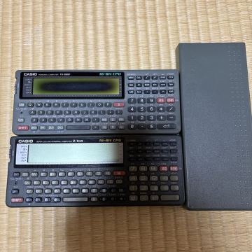 カシオ ポケットコンピューター 2台セット　FX-890P Z-1GR 状態未確認
