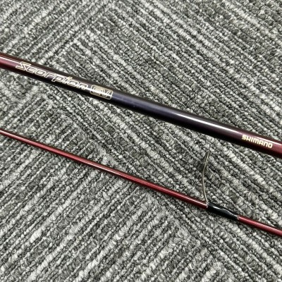 S039-CH19-1596 SHIMANO シマノ Scorpion EV 2652-2 バスロッド 2本継 赤ブランクス 釣竿 釣具 フィッシング タックル IJ