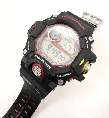 B12)100円～CASIO/カシオ Gショック レンジマンGW-9400NFST-1AJR 緊急消防援助隊コラボ タフソーラー マルチバンド6トリプルセンサー 