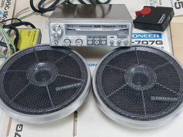 hi-当時物 ロンサムカーボーイ パイオニア KP-707G / TS-167 / AD-309 / MM-5 空箱いろいろ まとめて カーステレオ 旧車 街道レーサー 