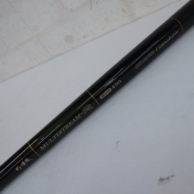 1円～ Gamakatsu がまかつ がま渓流 MULTISTREAM-R 硬中硬 450 美品