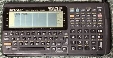SHARP ポケットコンピュータ PC-G850 動作品 やや難あり