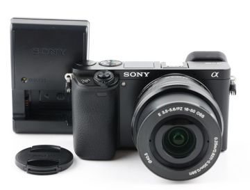 【かめらや】3035 美品 SONY &alpha;6000 + E 16-50mm F3.5-5.6 SELP1650 ミラーレス一眼レフカメラ 標準ズームレンズ