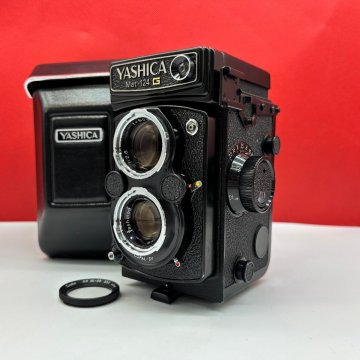 N19 YASHICA Mat-124 G Yashinon F2.8 80mm / F3.5 80mm フィルムカメラ 二眼レフカメラ 動作品 1円スタート ヤシカ