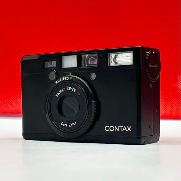 L49 防湿庫保管品 良品 CONTAX T ix Carl Zeiss Sonnar F2.8 28mm コンパクトフィルムカメラ 動作品 1円スタート コンタックス