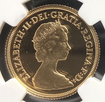 イギリス 金貨 1984 1ソブリン NGC PF69UC