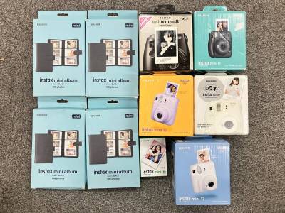 【10点元箱付きまとめ】 富士フィルム Fujifilm インスタックスミニ InstaxMini 8 12 アルバム 等 インスタントカメラ チェキ ジャンク P55